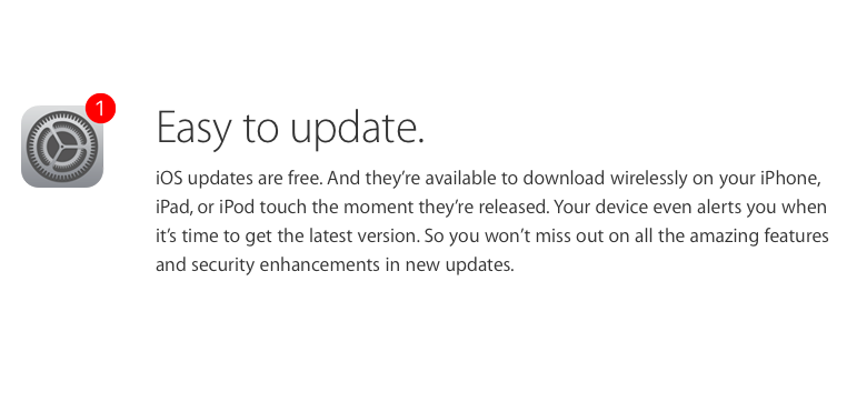 iOS 9 update