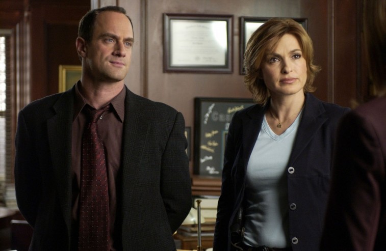 Christopher Meloni and Mariska Hargitay in Law & Order: SVU