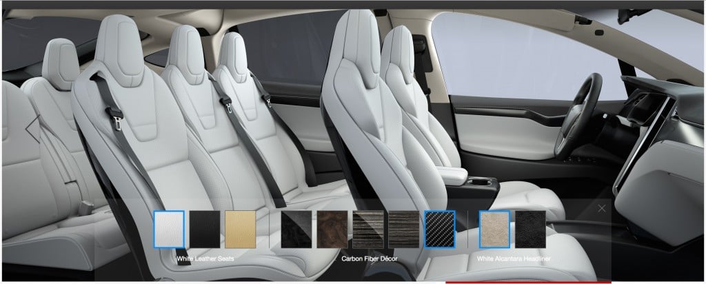 Tesla Model X Signature Interior
