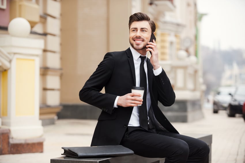 stylish businessman