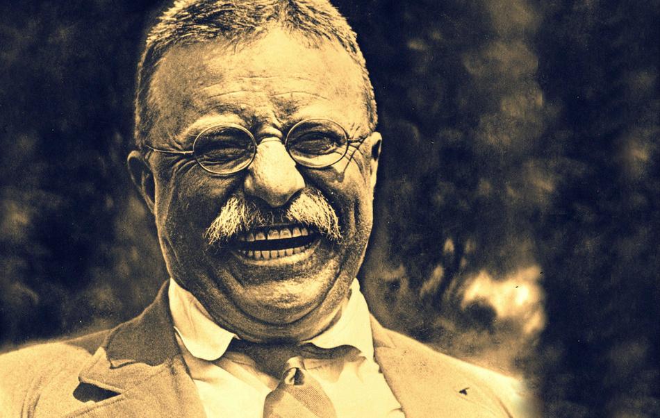 Theodore Roosevelt smiling Theodore Roosevelt smiling