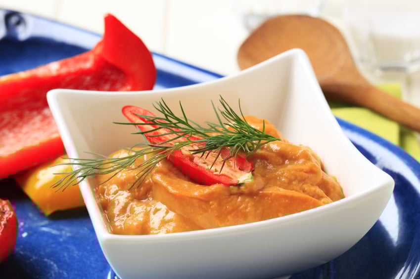 romesco, bell pepper sauce
