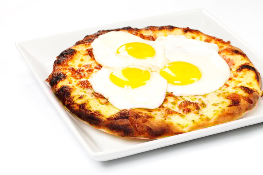 egg pizza