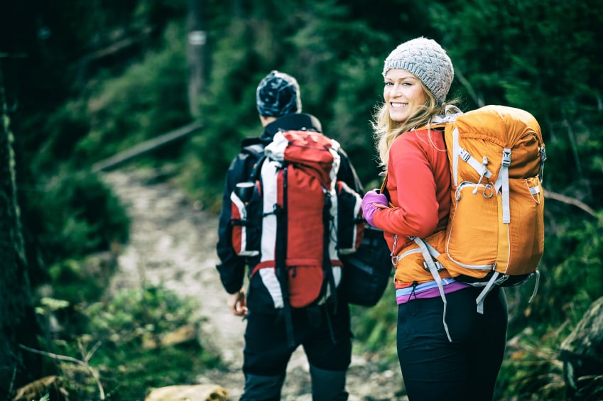 couple going hiking