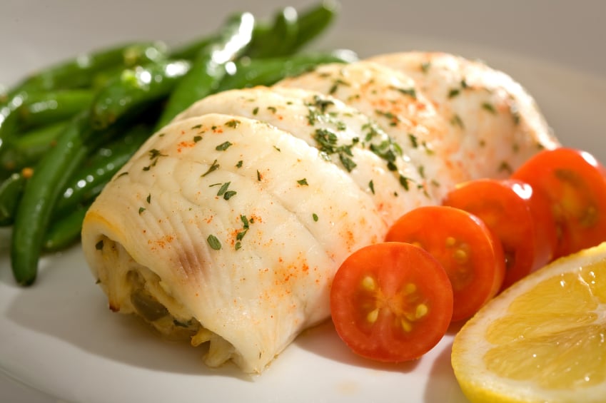 stuffed flounder, fish