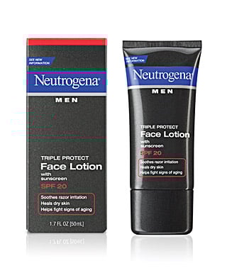 Neutrogena Men Triple Protect Face Lotion With Sunscreen SPF 20