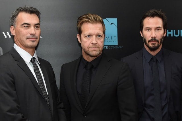 Chad Stahelski, David Leitch, and Keanu Reeves.