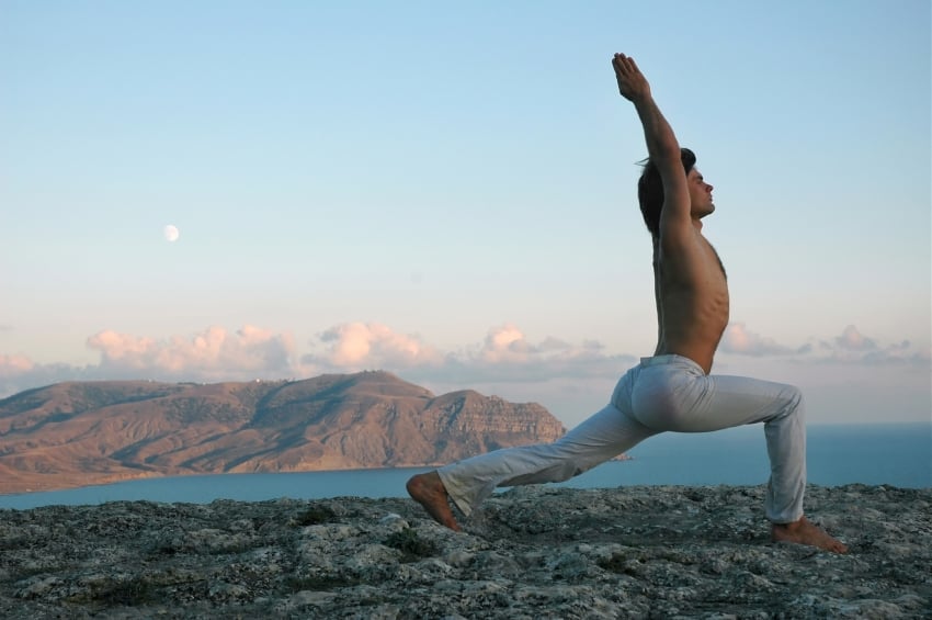 warrior I yoga pose