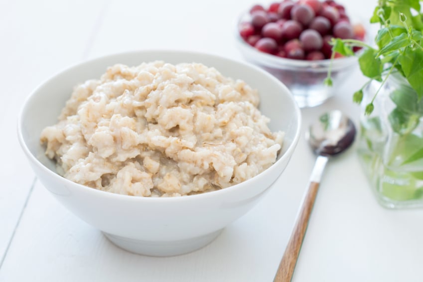 A bowl of oatmeal A bowl of oatmeal