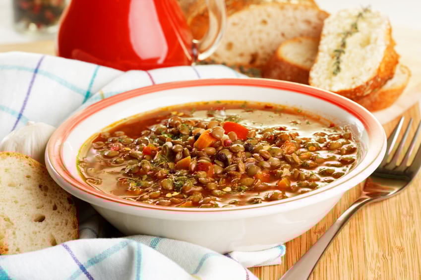 chicken lentil soup