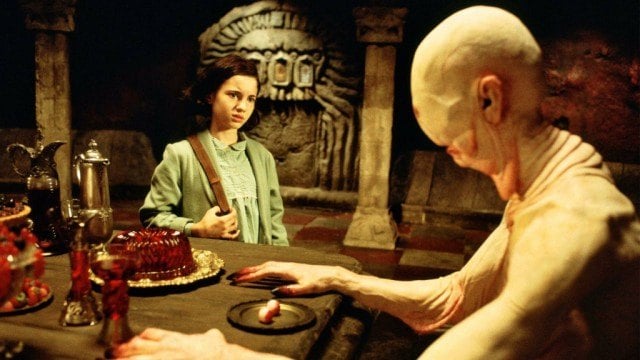 Ivana Baquero and Doug Jones in 'Pan's Labyrinth'