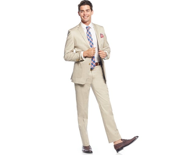 A summer cotton suit