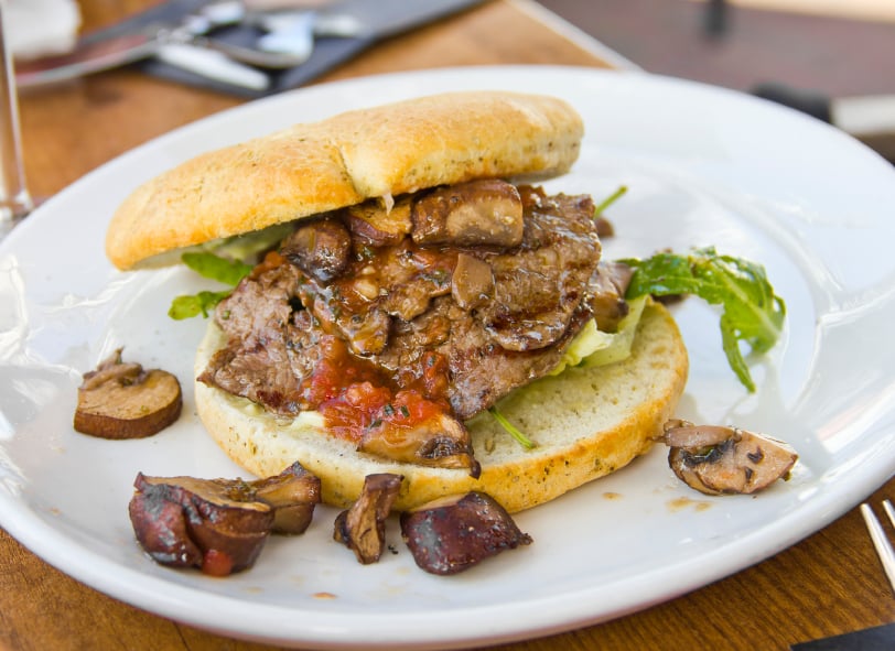 mushroom burger