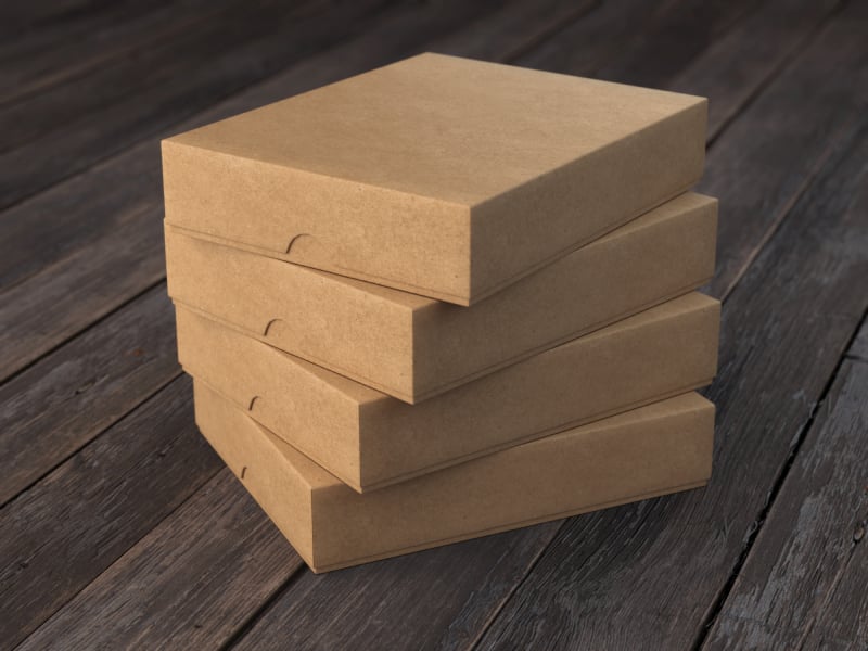 cardboard pile