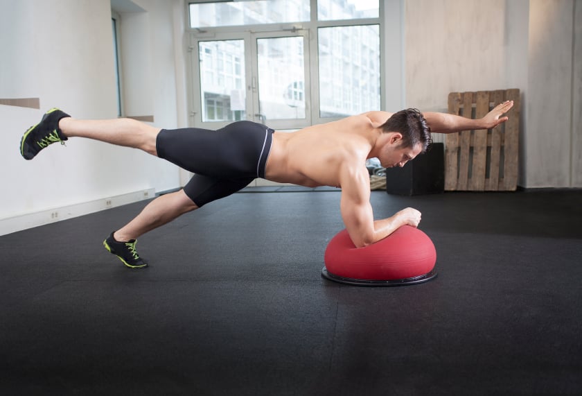 two-point plank is a one of several plank variations