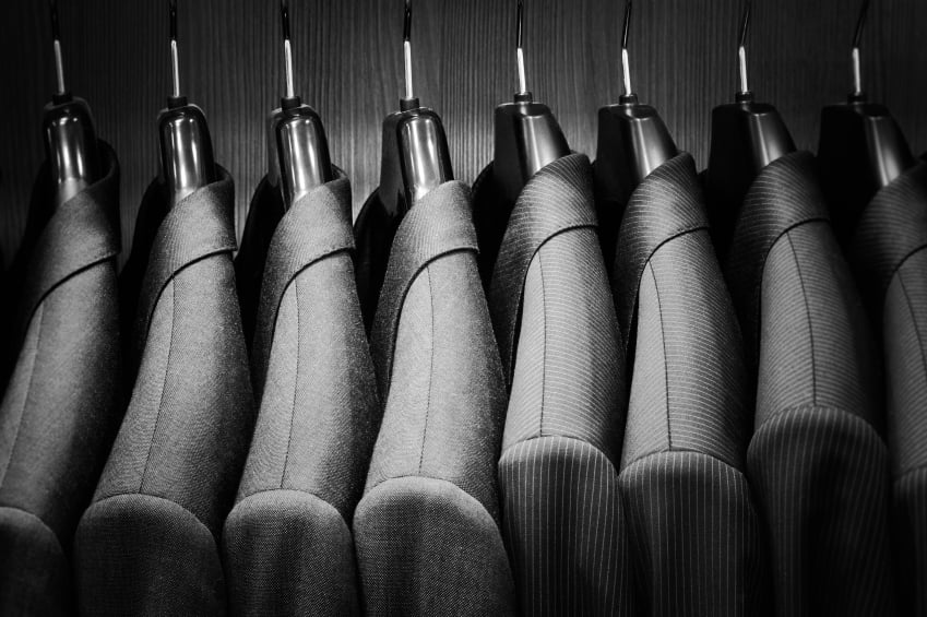 the gray suit