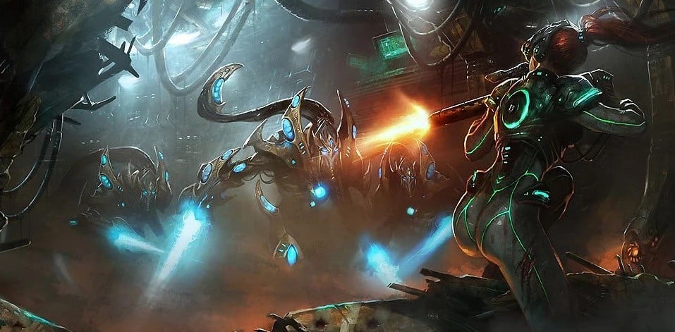 Artwork from Starcraft: Wings of Liberty
