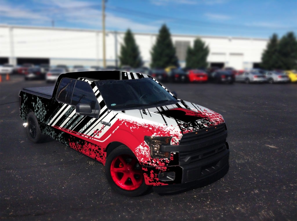 Sema 2015 F-150_blurred background