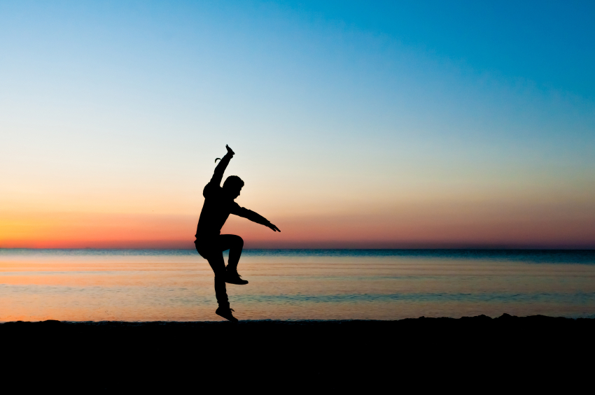 jumping, beach, agility