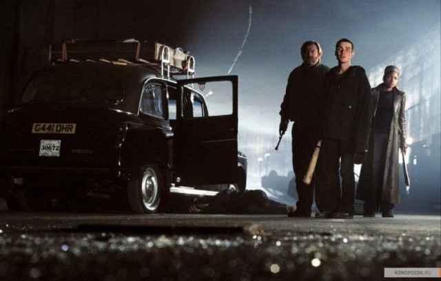 Brendan Gleeson, Cillian Murphy and Naomie Harris in '28 Days Later.'