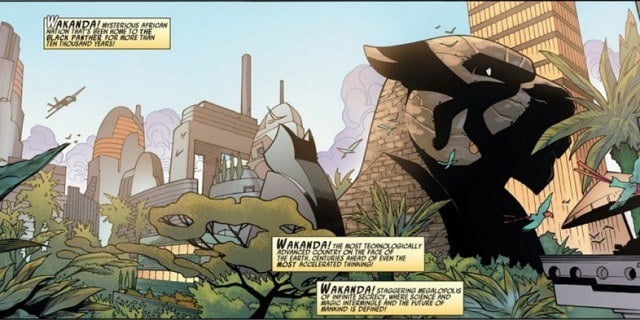 Wakanda - Black Panther comic from Marvel.