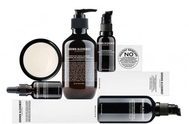 Beauty and hair products from Grown Alchemist