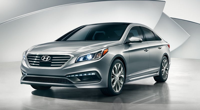 2015 Hyundai Sonata in silver