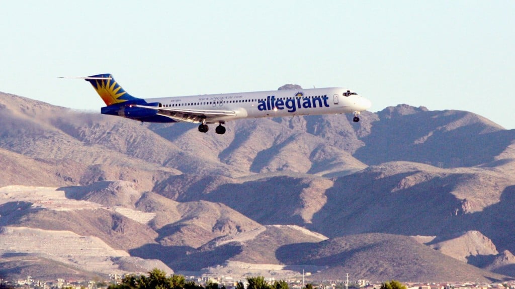 An Allegiant Air jet