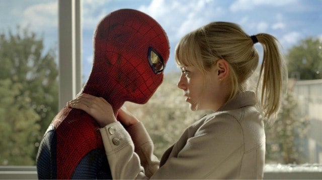 Andrew Garfield and Emma Stone in The Amazing Spider-Man Andrew Garfield and Emma Stone in The Amazing Spider-Man