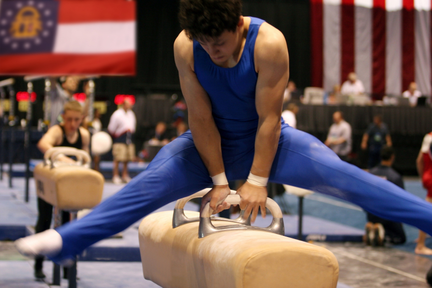 pommel horse, gymnastics