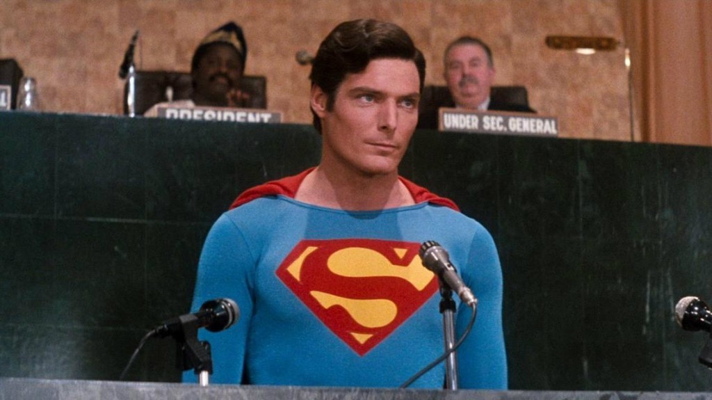 Christopher Reeve in 'Superman IV: The Quest for Peace'