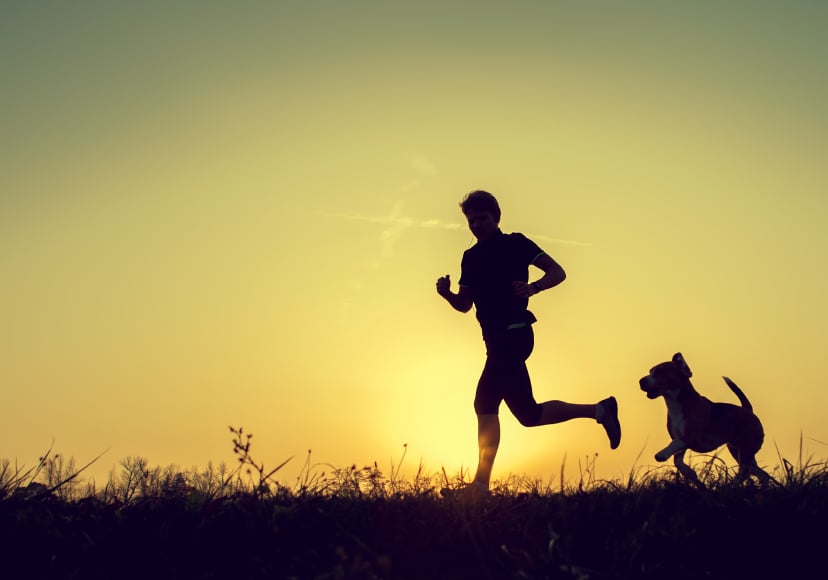 running