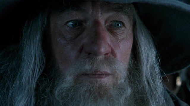 This is a closeup of Gandolf's face in The Lord of the Rings. This is a closeup of Gandolf's face in The Lord of the Rings.