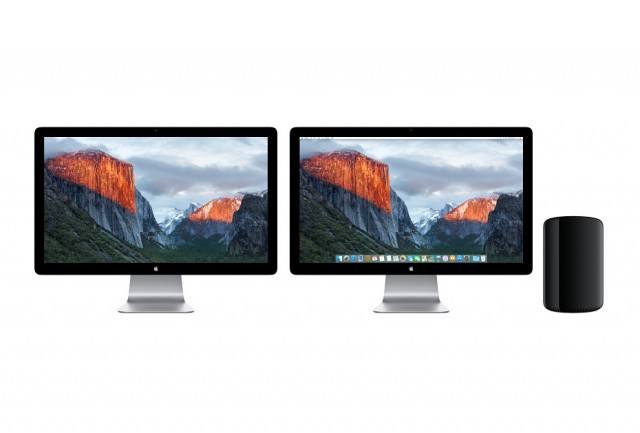 Mac Pro with monitors