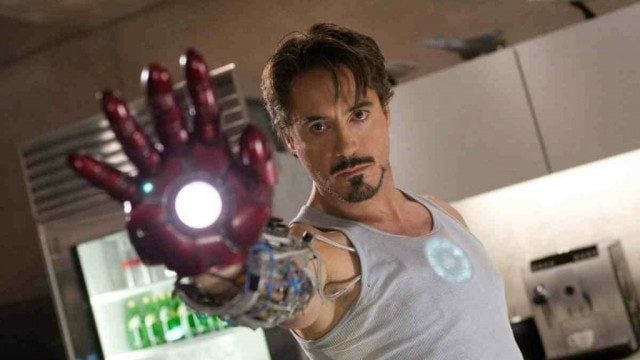 Robert Downey Jr in 'Iron Man'