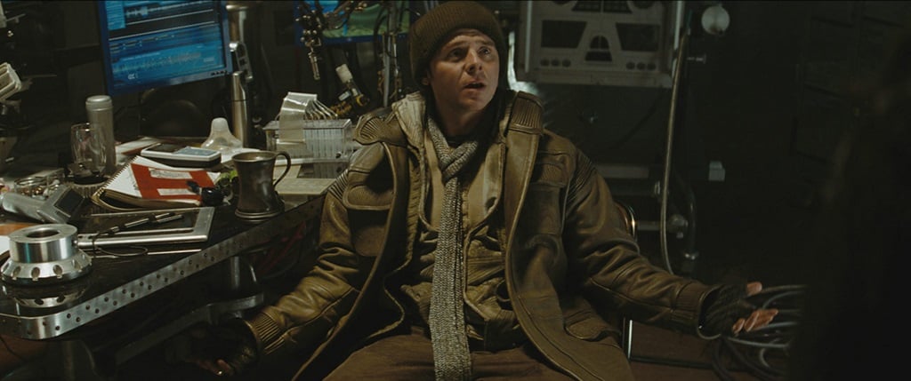 Simon Pegg as Lieutenant Commander Montgomery "Scotty" Scott.