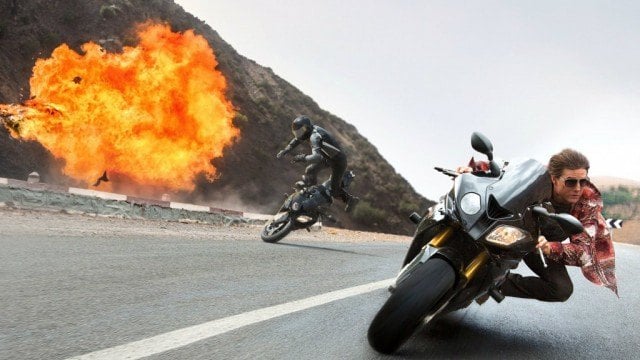 Tom Cruise in Mission: Impossible -- Rogue Nation