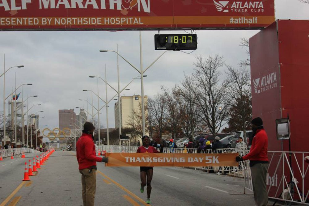 Atlanta Thanksgiving half Marathon