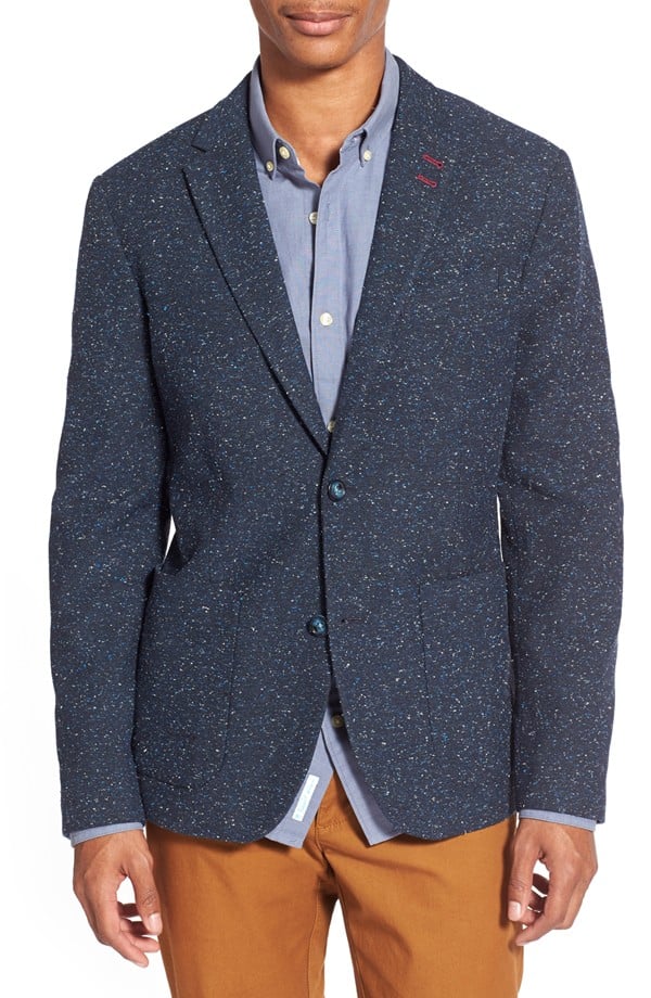 Blue Gray Tweed Jacket