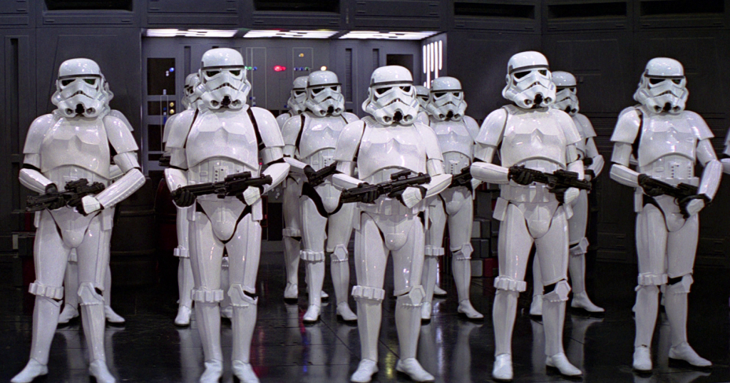 Stormtroopers in Star Wars Stormtroopers in Star Wars