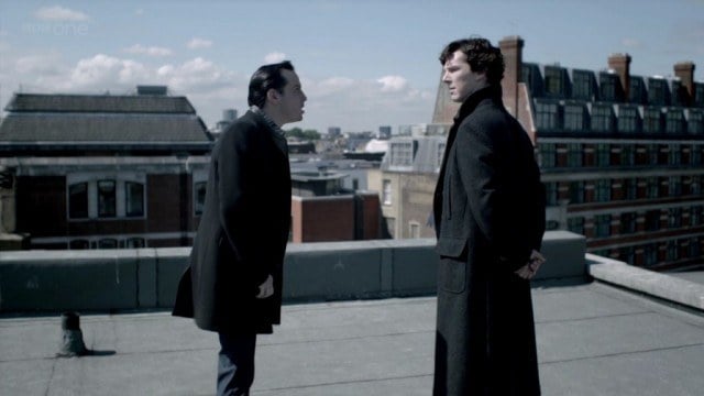 Andrew Scott and Benedict Cumberbatch in 'Sherlock'