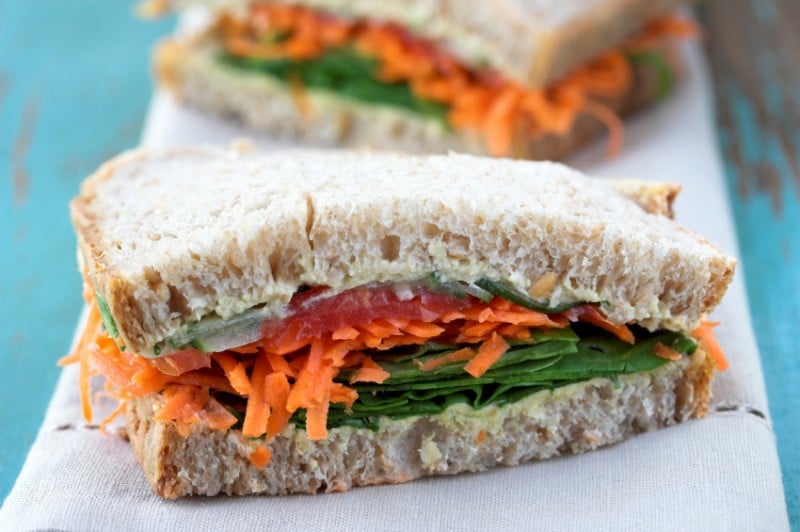 vegetarian sandwich