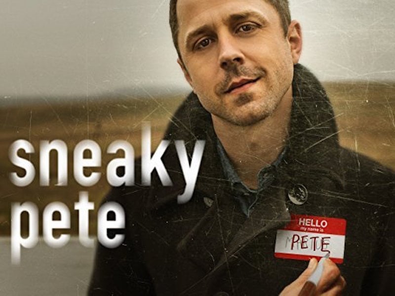 Giovanni Ribsi poses in a promotional poster for Amazon's Sneaky Pete