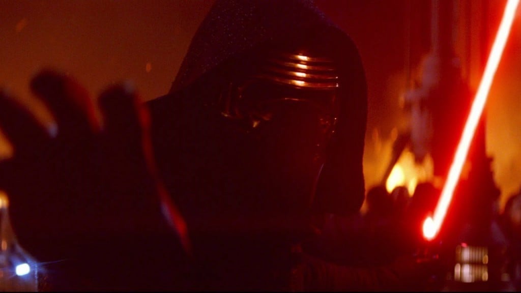 Adam Driver in 'Star Wars: The Force Awakens'
