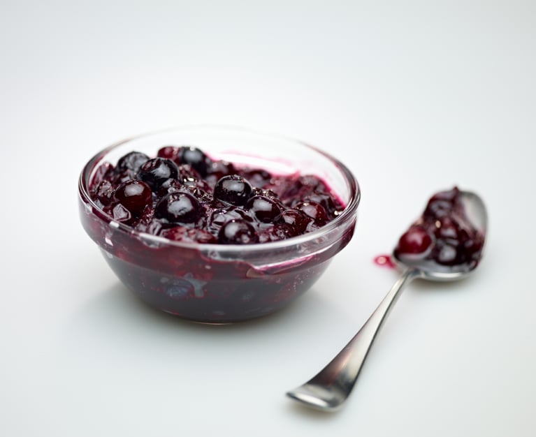 blueberry sauce, compote