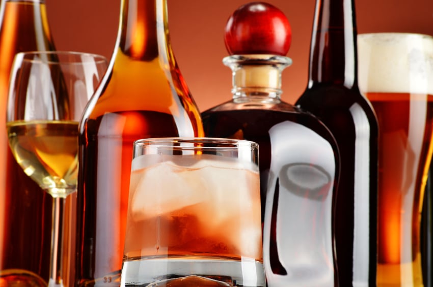 Bottles of alcohol alcohol bottles