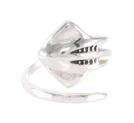 C7 Corvette Stingray sterling silver ring