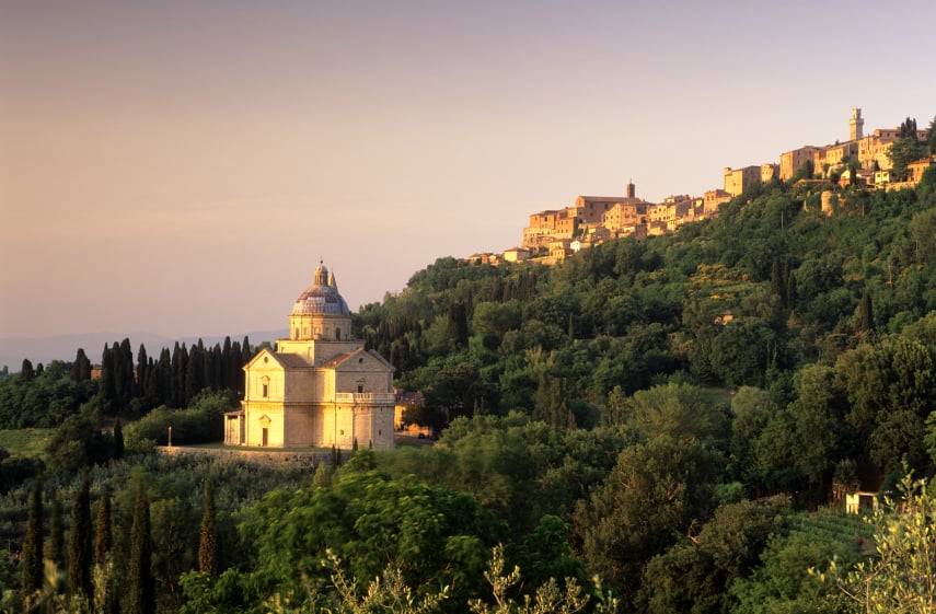 Church of Madonna di San Biagio in Montepluciano, Italy
