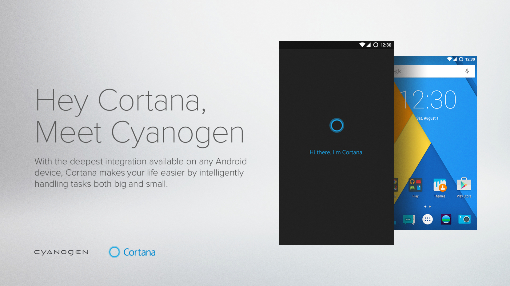Cortana on Cyanogen OS