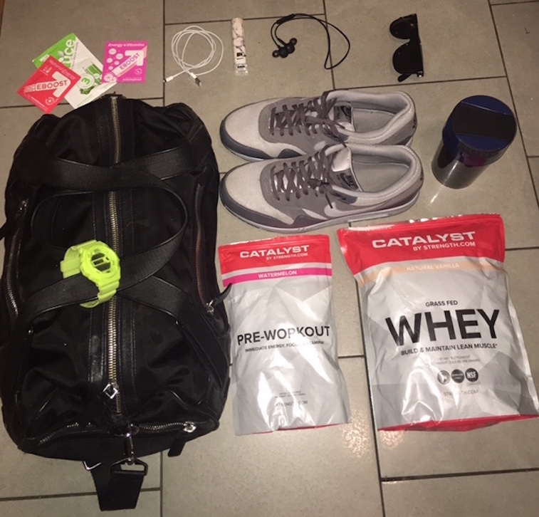 Courtney Paul gym bag